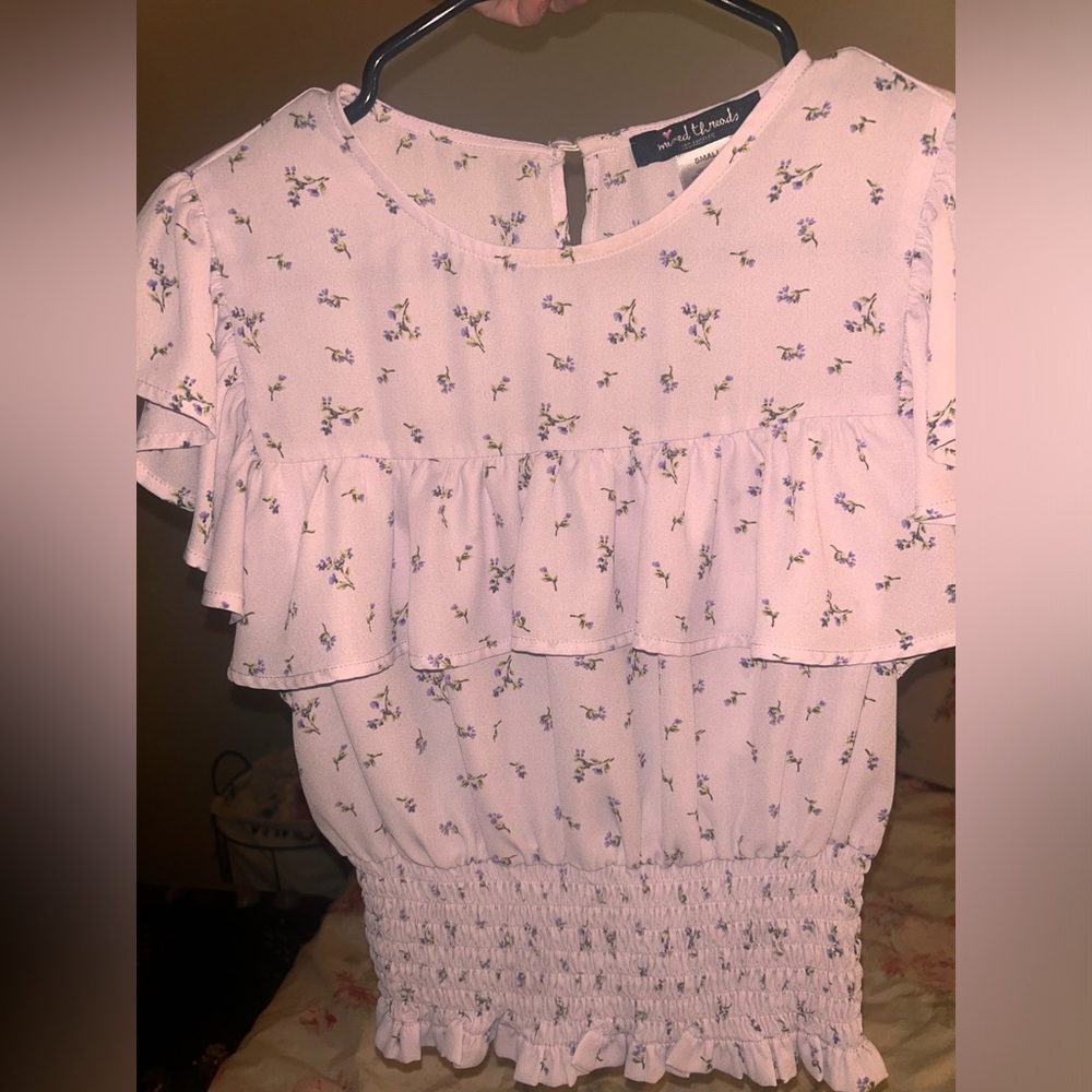 boutique lilac blouse size small
